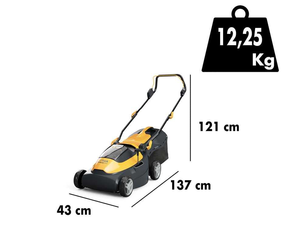 Stiga Collector 140 AE Kit – Akku-Rasenmäher – 2x20V/4,0Ah – Schnittbreite 38 cm