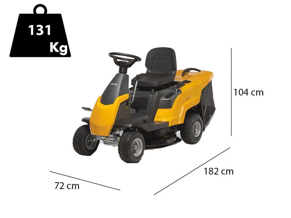 Stiga COMBI 166 - Rasentraktor - Motor 224 ccm - 66 cm Schnittbreite