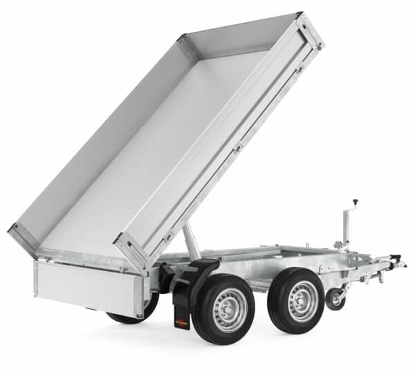 Anhänger KIPPER 3,06 m / 2700 kg ELEKTRISCHE PUMPE BOCKMANN