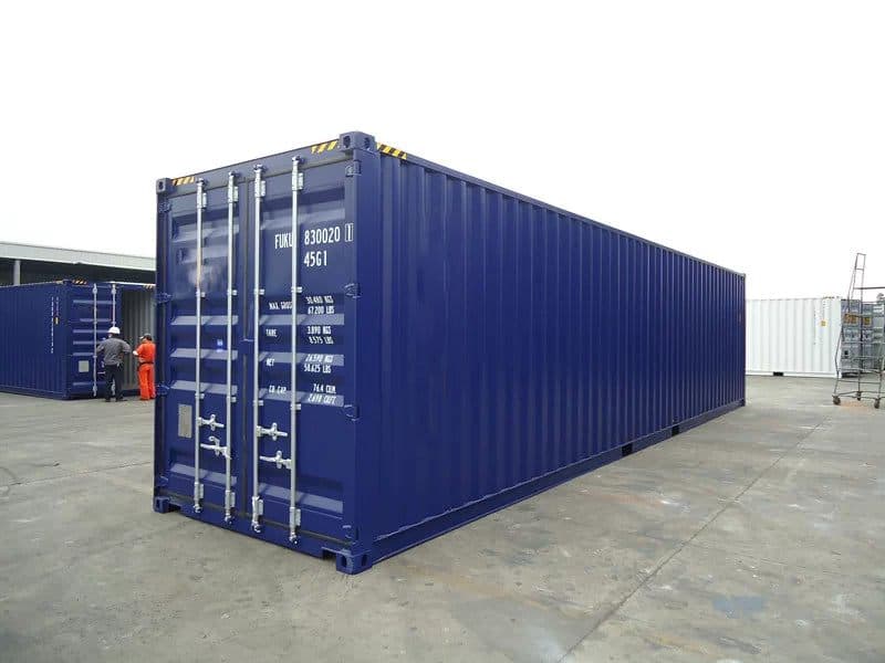 Contenedor maritímo High Cube de 40 pies