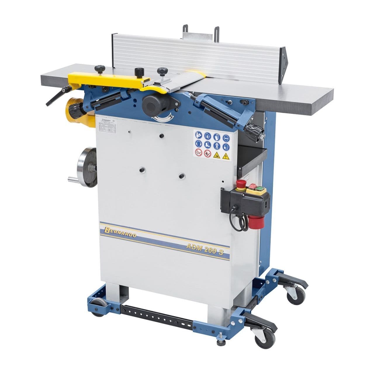 Dégauchisseuse raboteuse Bernardo ADM260 – 230 V – Kit de déplacement inclus