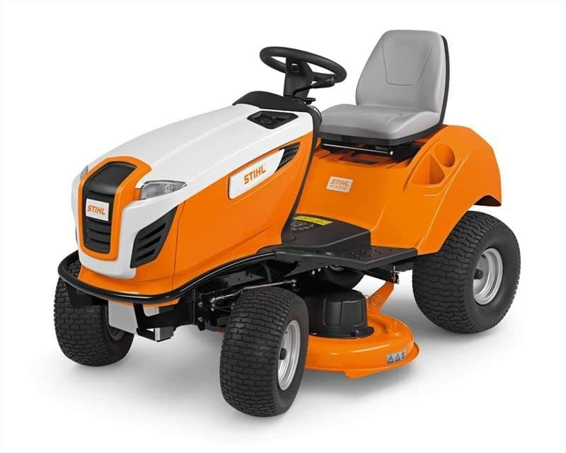 Tracteur de pelouse série 4 Stihl RT 4112 SZ – Largeur de coupe 110 cm, éjection latérale, transmission hydrostatique