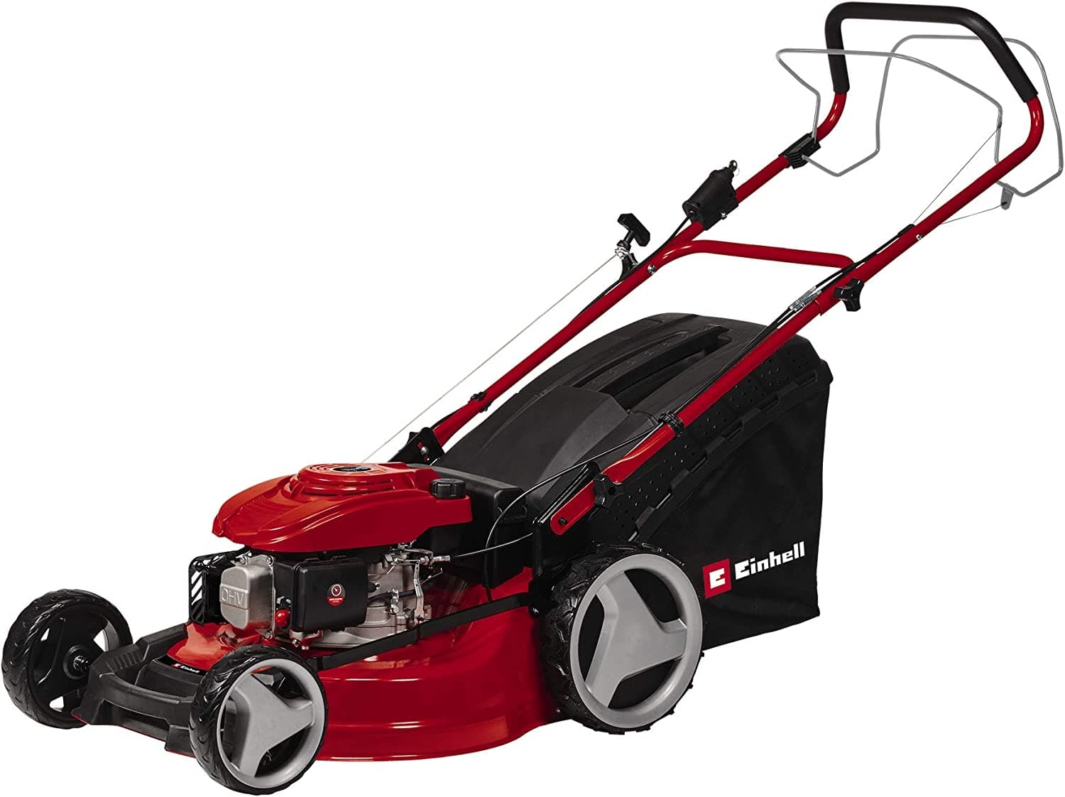 Einhell GC-PM 51/3 S HW-E – Tondeuse à gazon thermique tractée 51 cm 170 cc 2,7 kW 1800 m²