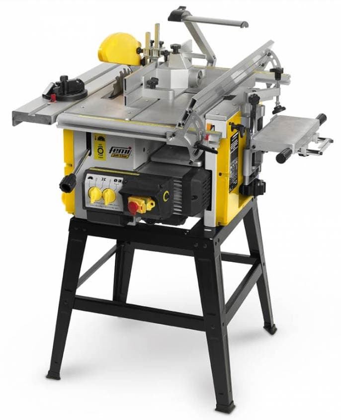 Femi CM 60-150 – Mini combinée à bois 6 opérations 230 V 1000 W (1,35 CV)