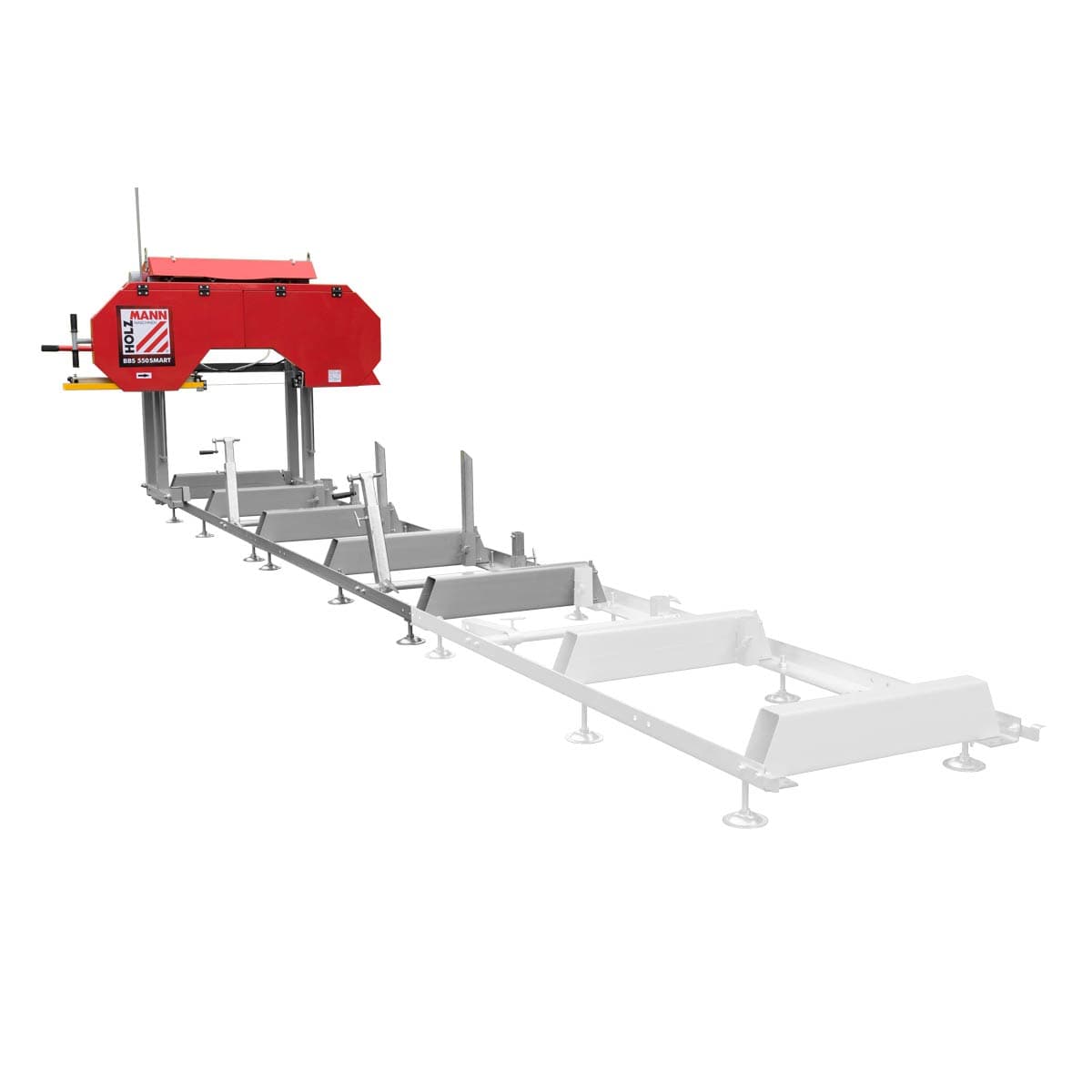 Holzmann BBS550SMART – Scie à grumes électrique 400 V – Longueur de coupe 1050 mm – 5500 W