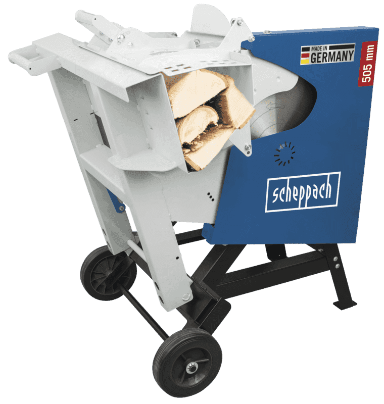 Scheppach HS 520 – Scie à bûches 230 V 2600 W – Lame de Ø 505 mm – Ø 170 mm de coupe