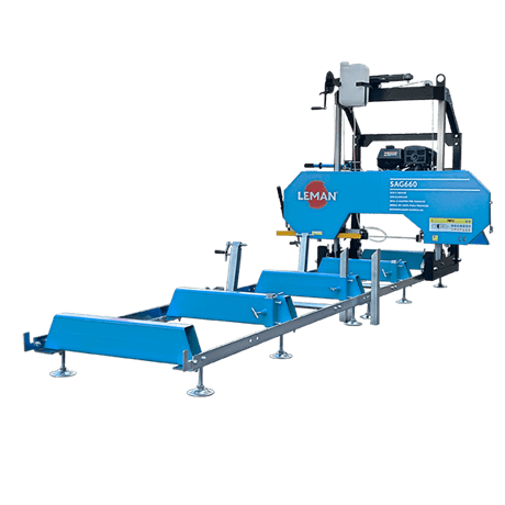 Leman SAG660 – Scie à grumes thermique – Diamètre de bûche 660 mm – Puissance 11000 W