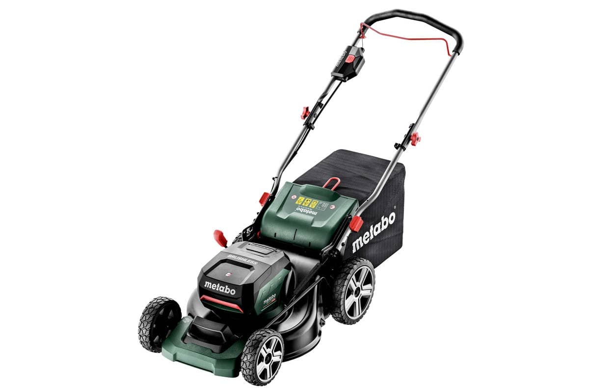 Metabo RM 36-18 LTX BL 46 – Tondeuse à batterie largeur de coupe 46 cm – 7 hauteurs de coupe – 18 V