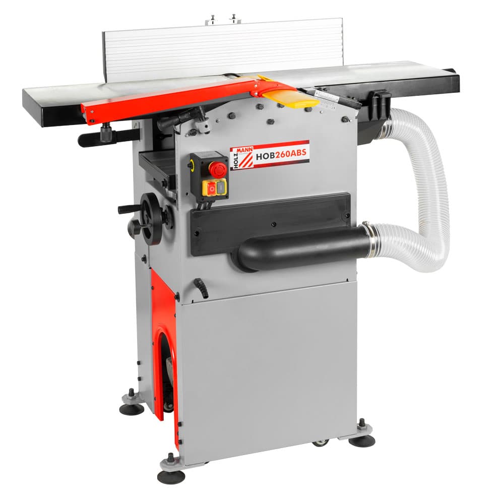 Raboteuse dégauchisseuse avec aspirateur et socle intégrés – Holzmann HOB260ABS 400 V