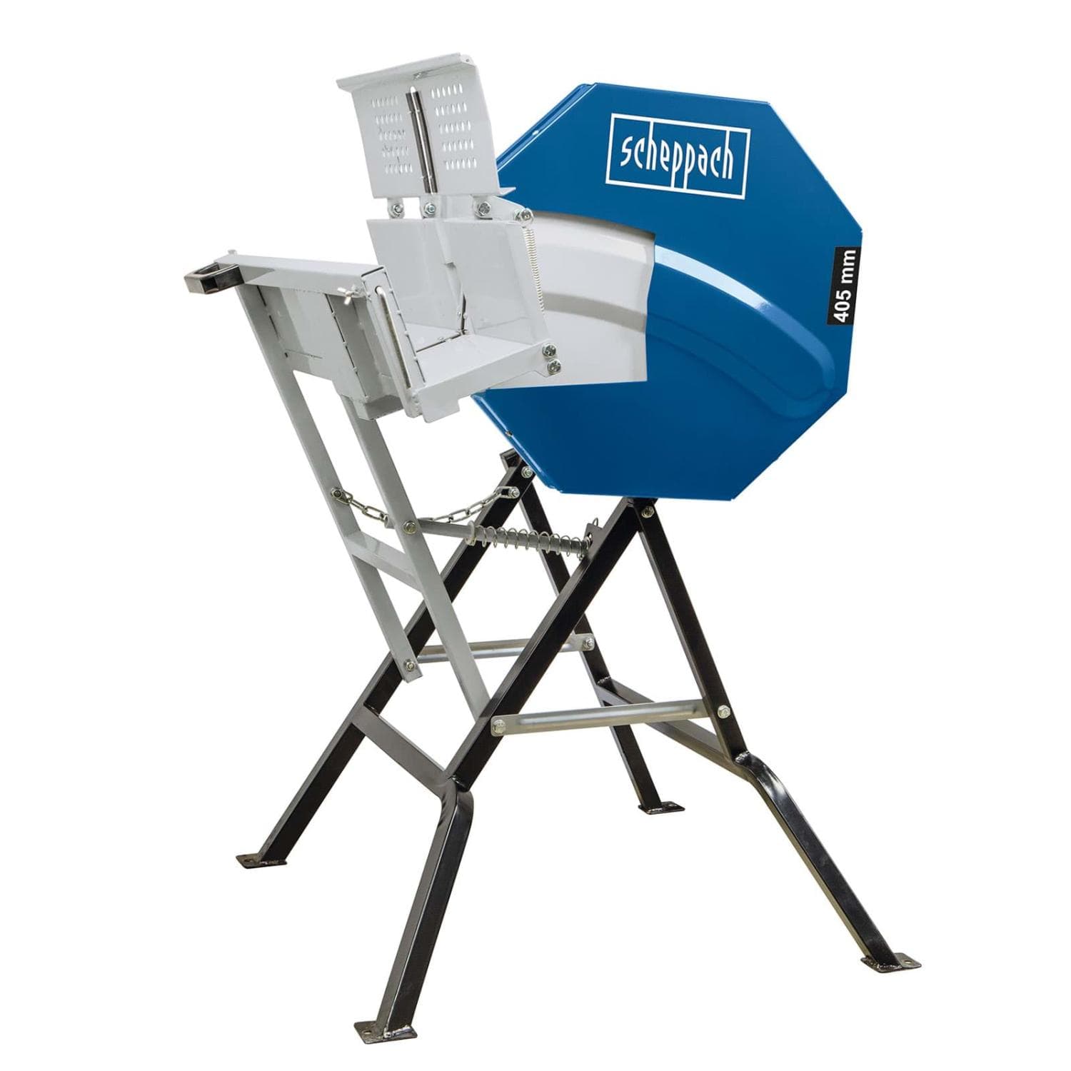 Scheppach HS 410 – Scie à bûches basculante – Lame Ø 405 mm – Coupe Ø 135 mm 2200 W 230 V