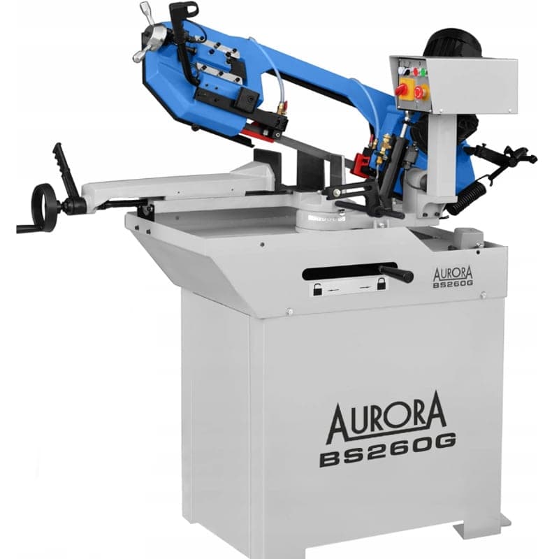 Scie à ruban à métaux Aurora BS260G 400V triphasé