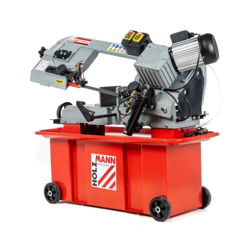 Holzmann BS712TOP-G – Scie à ruban à métaux avec engrenage pour le réglage de la vitesse de la bande (3 niveaux), diamètre de coupe 180 mm | 400 V 110