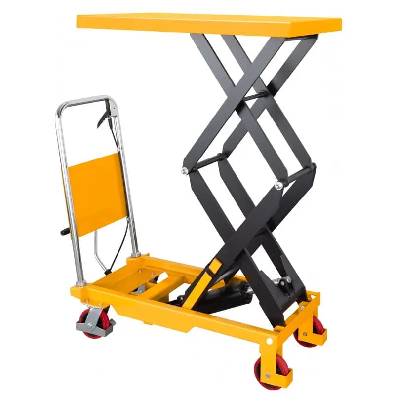 Table élévatrice double ciseaux mobile 350 kg 1300 mm