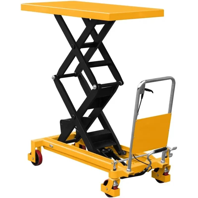 Table élévatrice double ciseaux mobile 800 kg 1500 mm