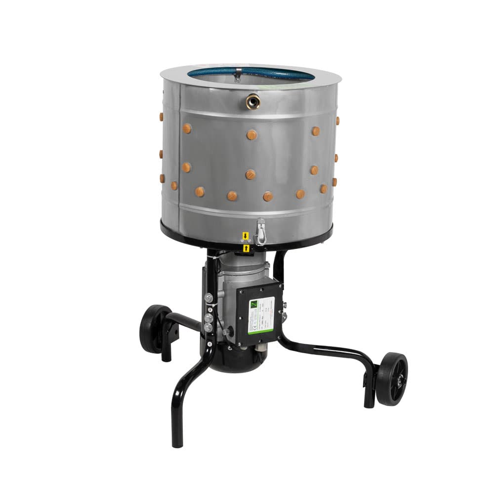 Zipper ZI-GRM400 – Plumeuse rotative de volailles – Tambour Ø 400 mm – 550 W – 230 V