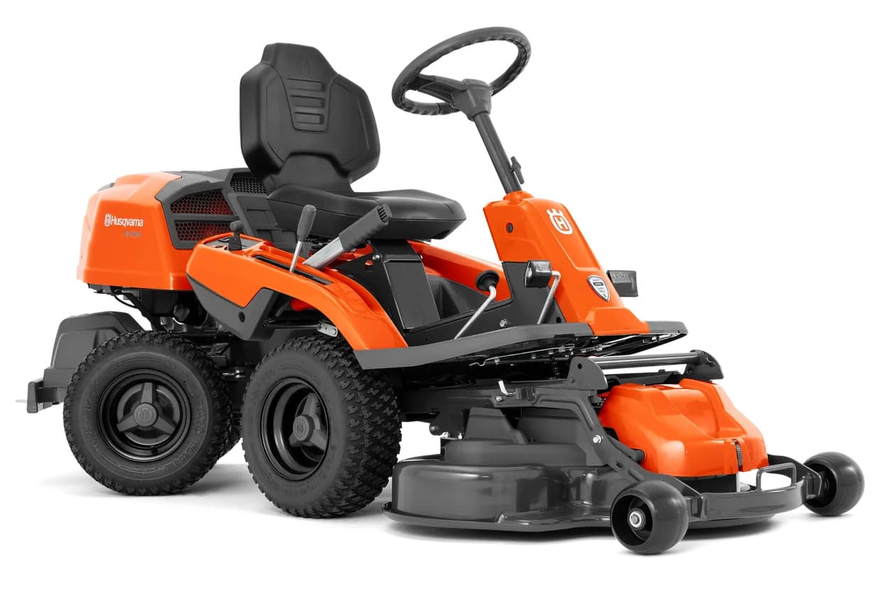 Tondeuse autoportée Husqvarna R 214TC Comfort Edition avec plateau de coupe – 94 cm