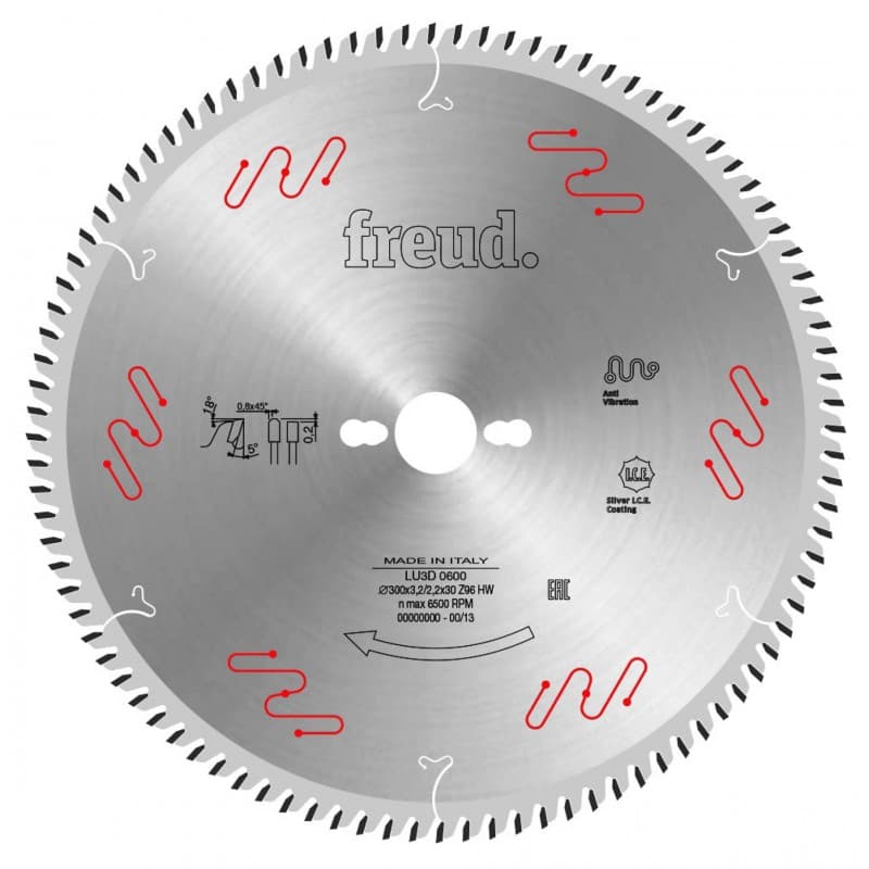 Lame de scie circulaire Freud 300x30x3,2 mm Z96