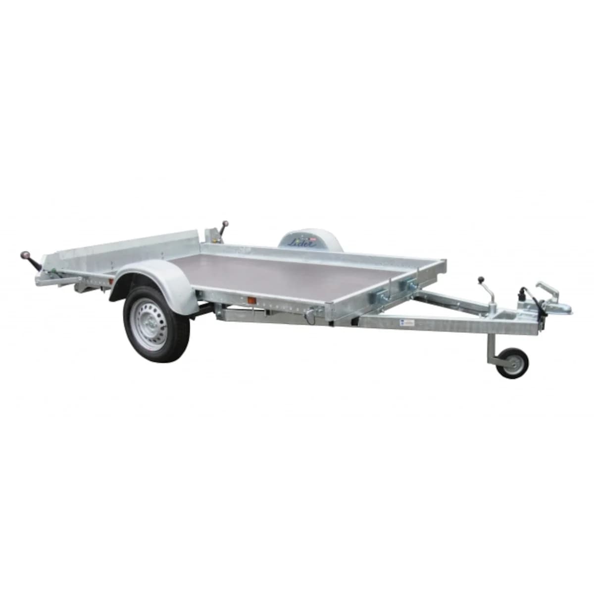 Remorque plateau Robust – PTAC 750 kg (254×161 cm) Lider 40360