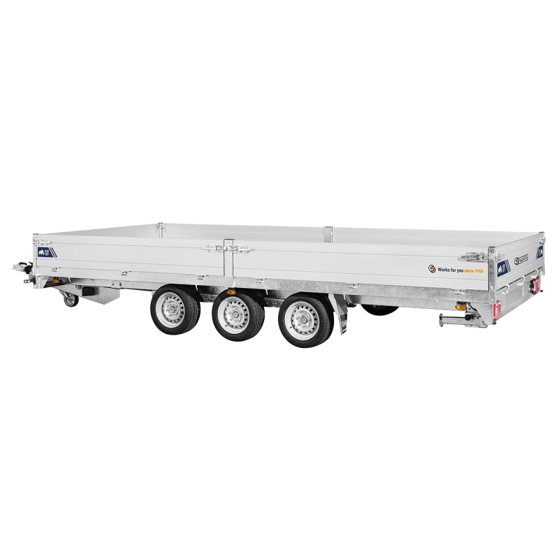 Remorque plateau 506 x 204 cm – PTAC 3500 kg – Saris