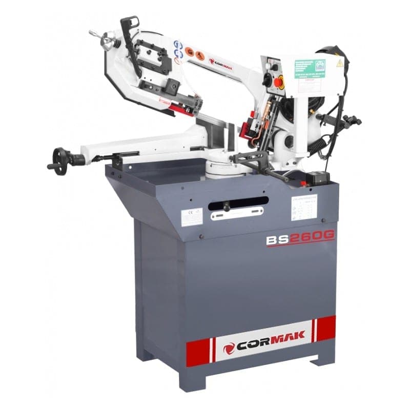 Scie à ruban à métaux Cormak BS260G 400V triphasé