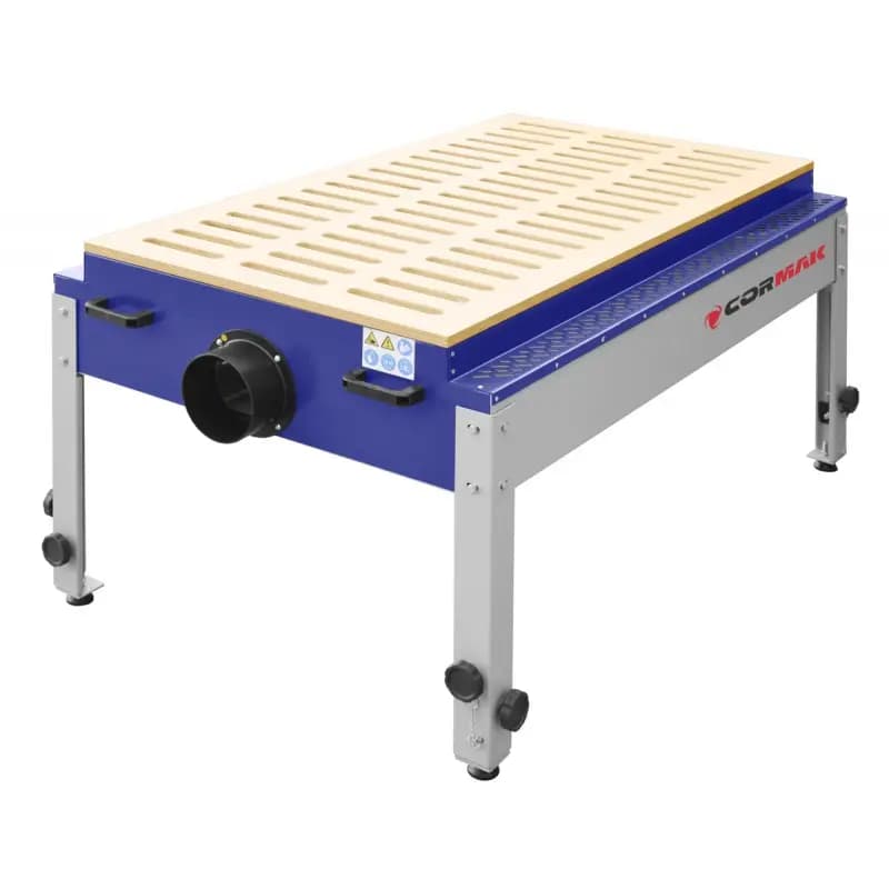 Cormak DT1500 – Table aspirante avec réglage en hauteur 750 à 1200 mm 230 V 1500 m³/h
