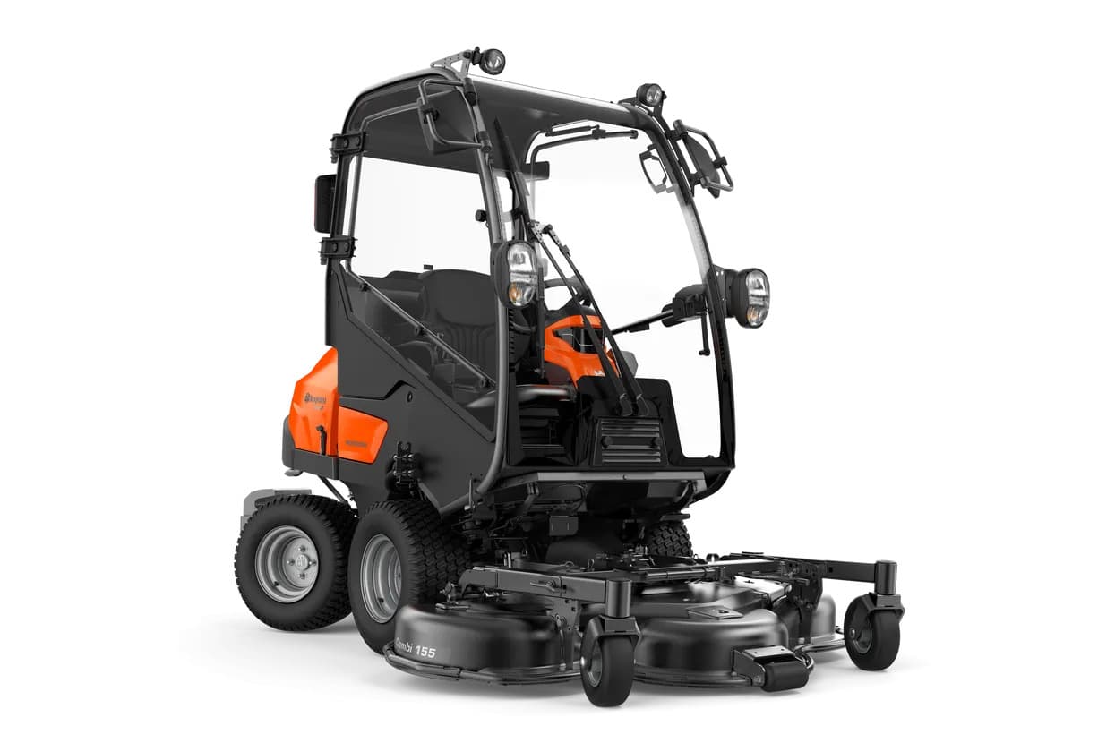 Tondeuses autoportées Husqvarna P525DX avec cabine Coupe-frontale diesel professionnelle