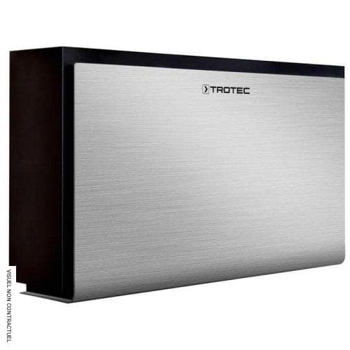 Déshumidificateur mural électrique monophasé DH 60 VPR+ acier inoxydable - TROTEC