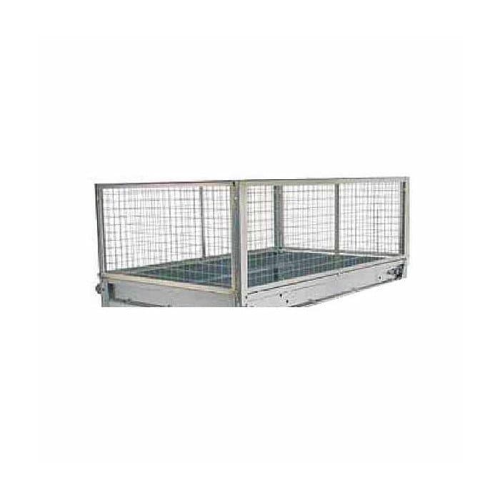 Rehausse grillagée 80cm Erdé PLM130 sur kit ridelles