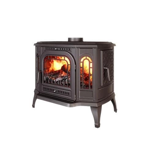 Standholzofen P7 ECO 10,5 kW Front- und seitliche Beschickung