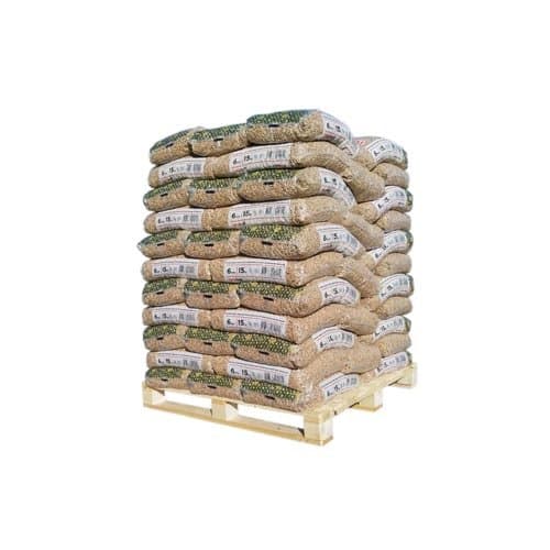 Naturkraft Pellets Palette mit 66 SĂ€cken Ă 15 kg 100 % Nadelholz