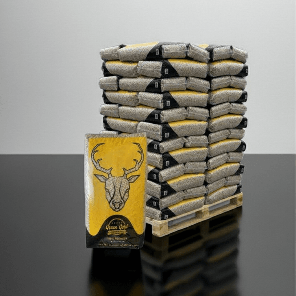 Palette Pellets Green Gold Jura â 72 SĂ€cke Ă 15 kg