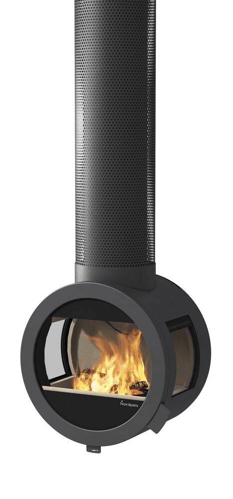 Nordpeis Me Ceiling med DV kit, med sideglass (leveres uten pipe)