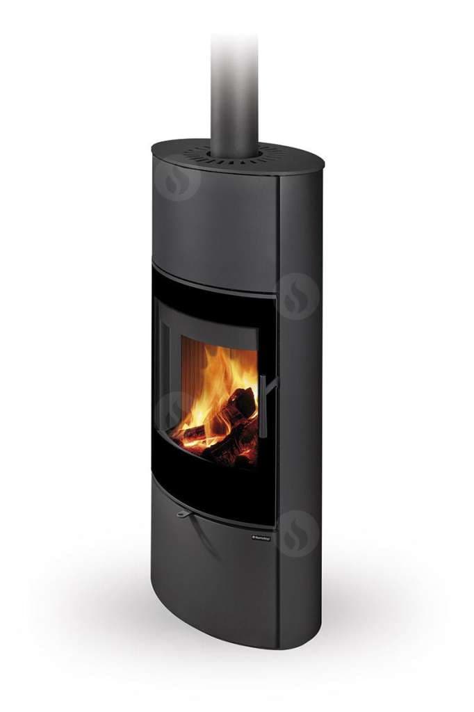 Romotop Ovalis G H 30 Sort stål