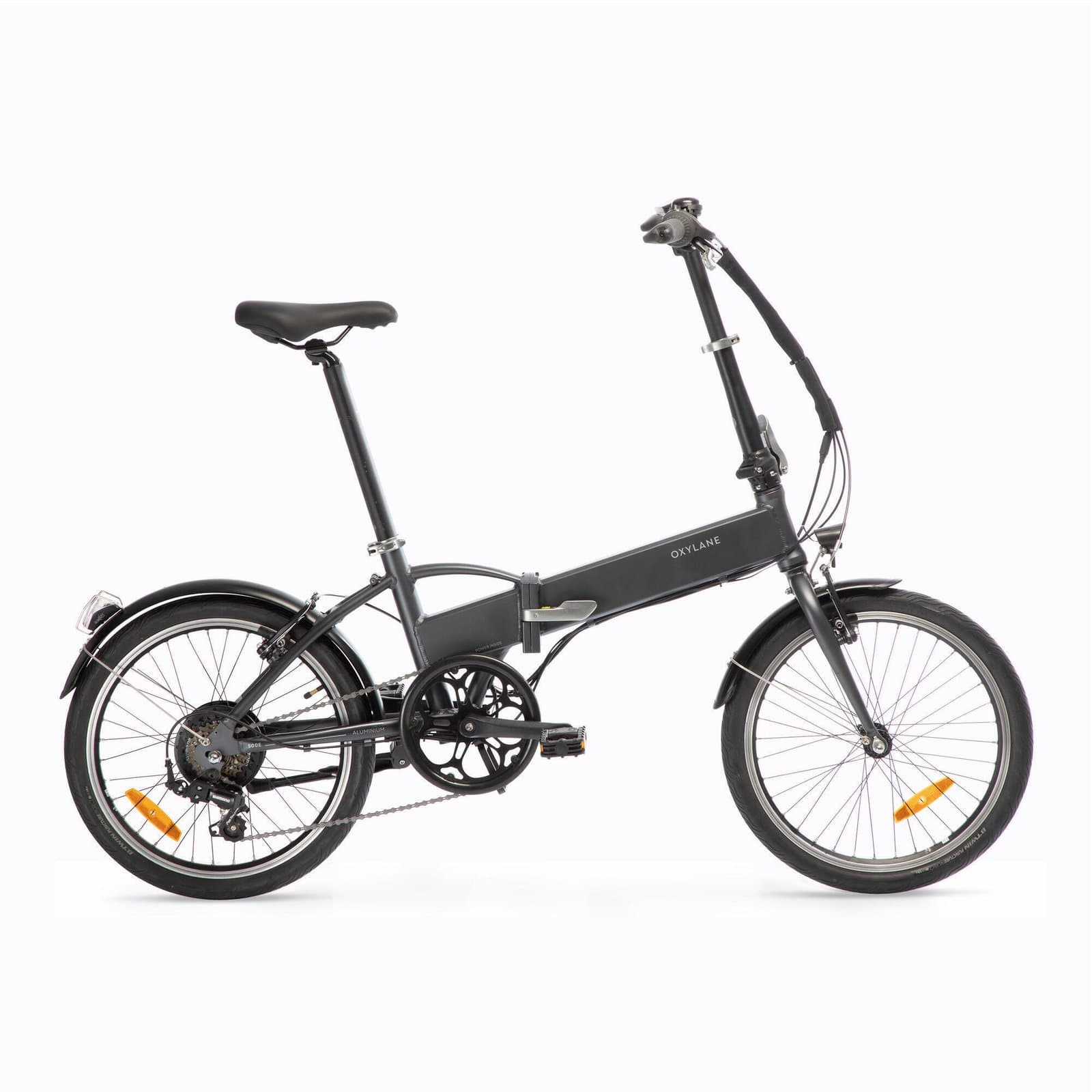 Vélo électrique pliant Btwin TILT 500 E 25km/h - Gris