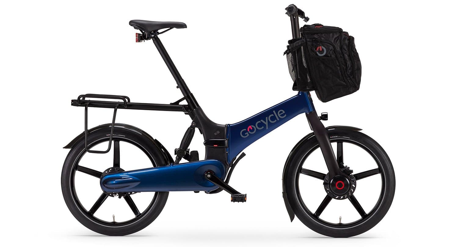 Vélo électrique pliant Gocycle G4 16.6kg 25km/h - Bleu