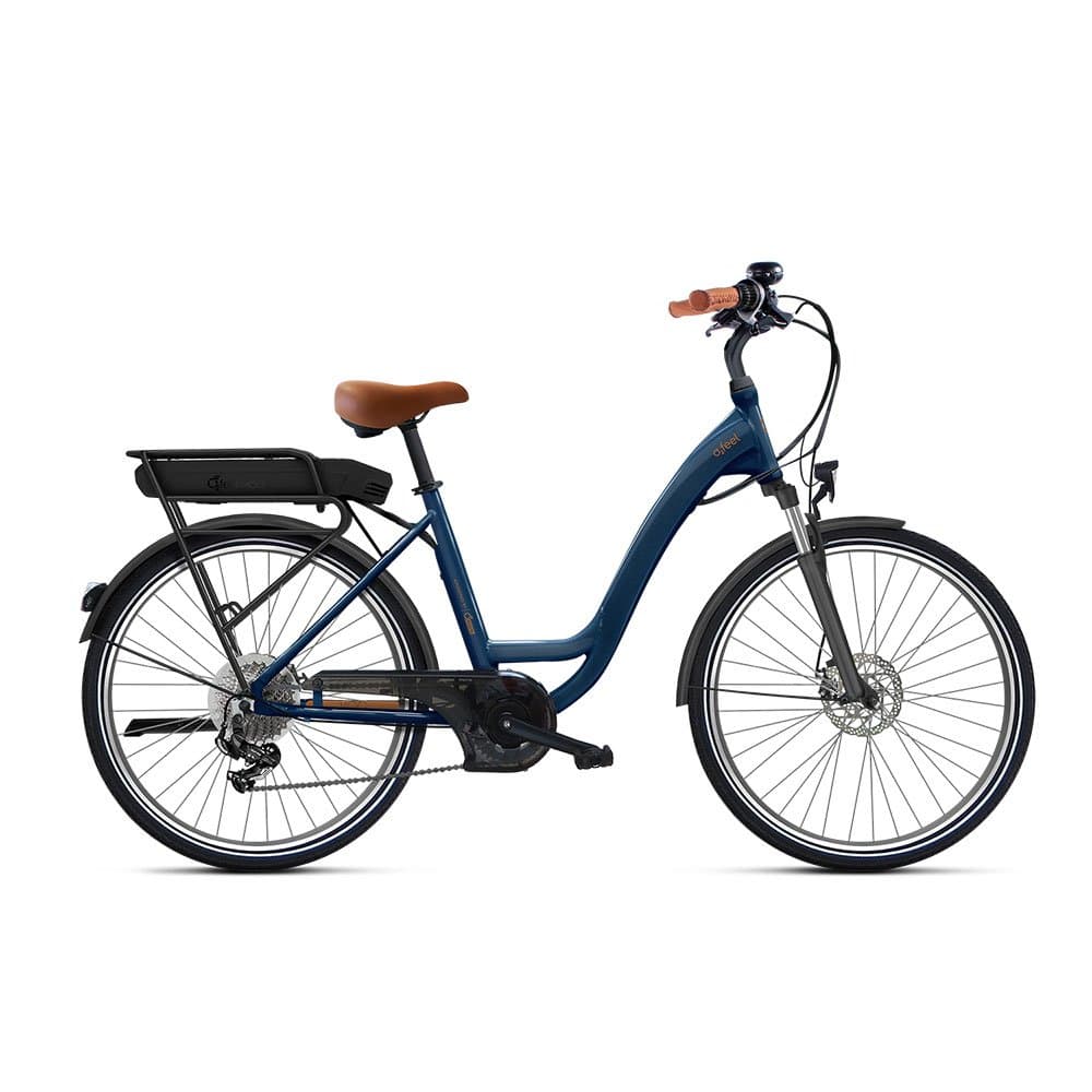 Vélo de Ville Electrique O2 Feel Vog City Origin 2.1 - 25 km/h - Bleu marine