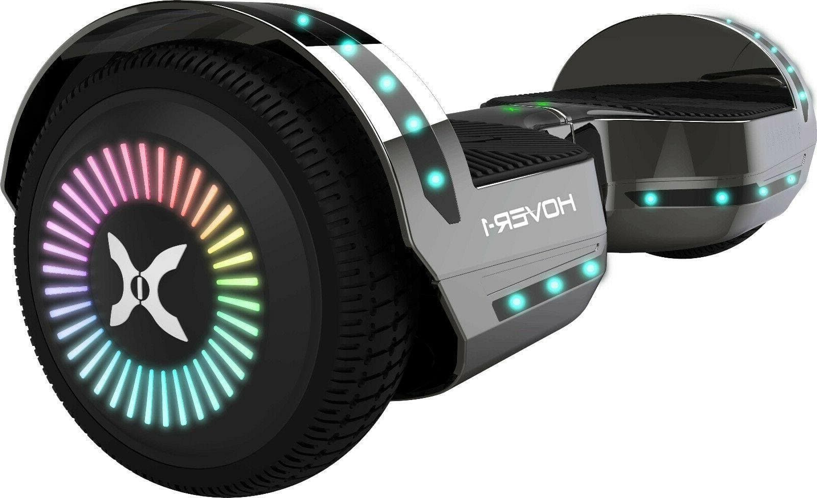 Hover-1 Chrome 2.0 - Hoverboard avec Éclairage LED Chrome