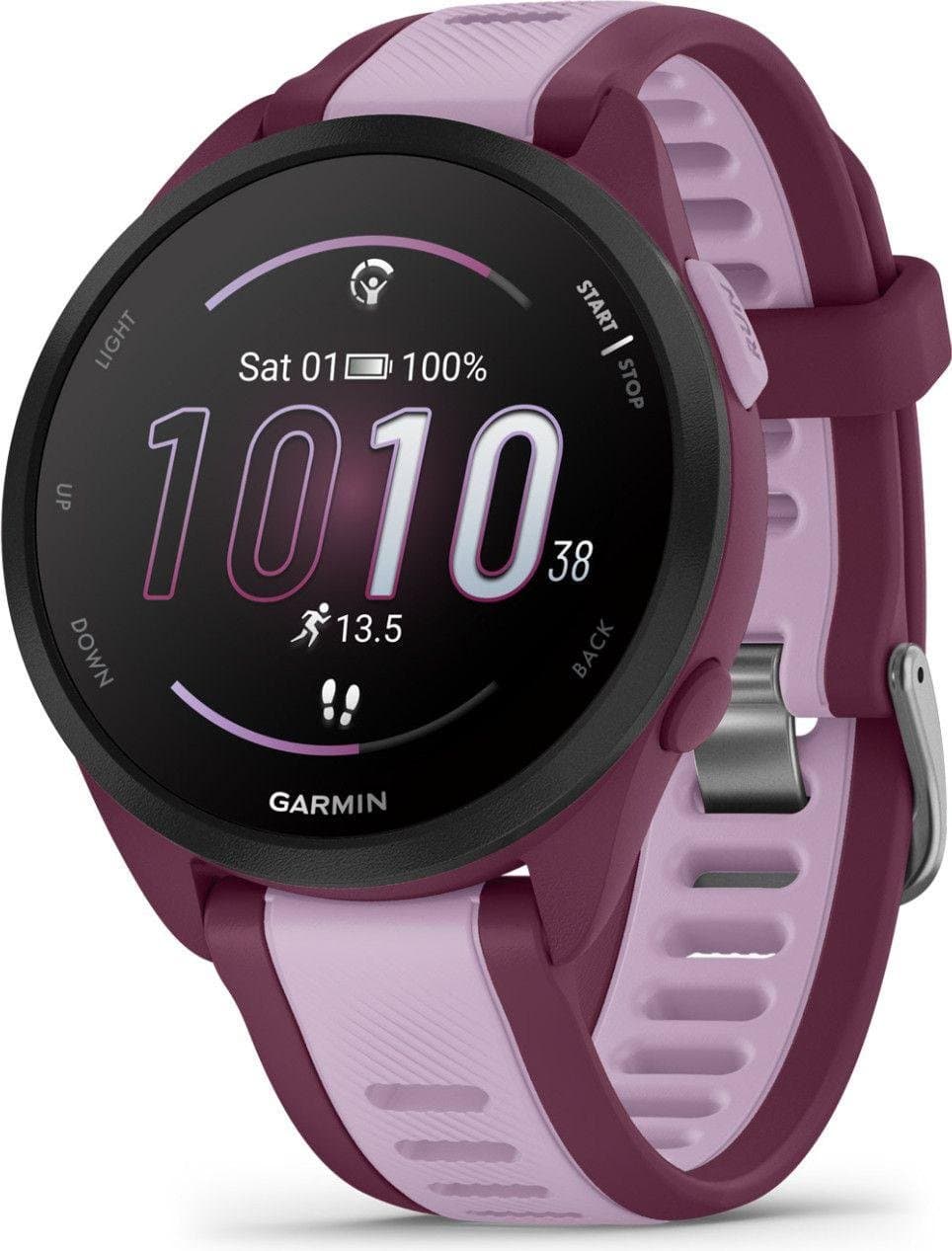 Garmin Forerunner 165 Music - Montre GPS Musique Rouge Berry