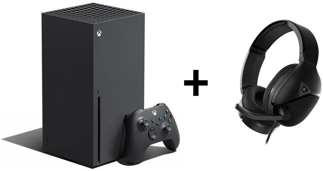 Console Xbox Series X 1To Noir + Casque Gaming TURTLE BEACH Recon 200 Gen 2