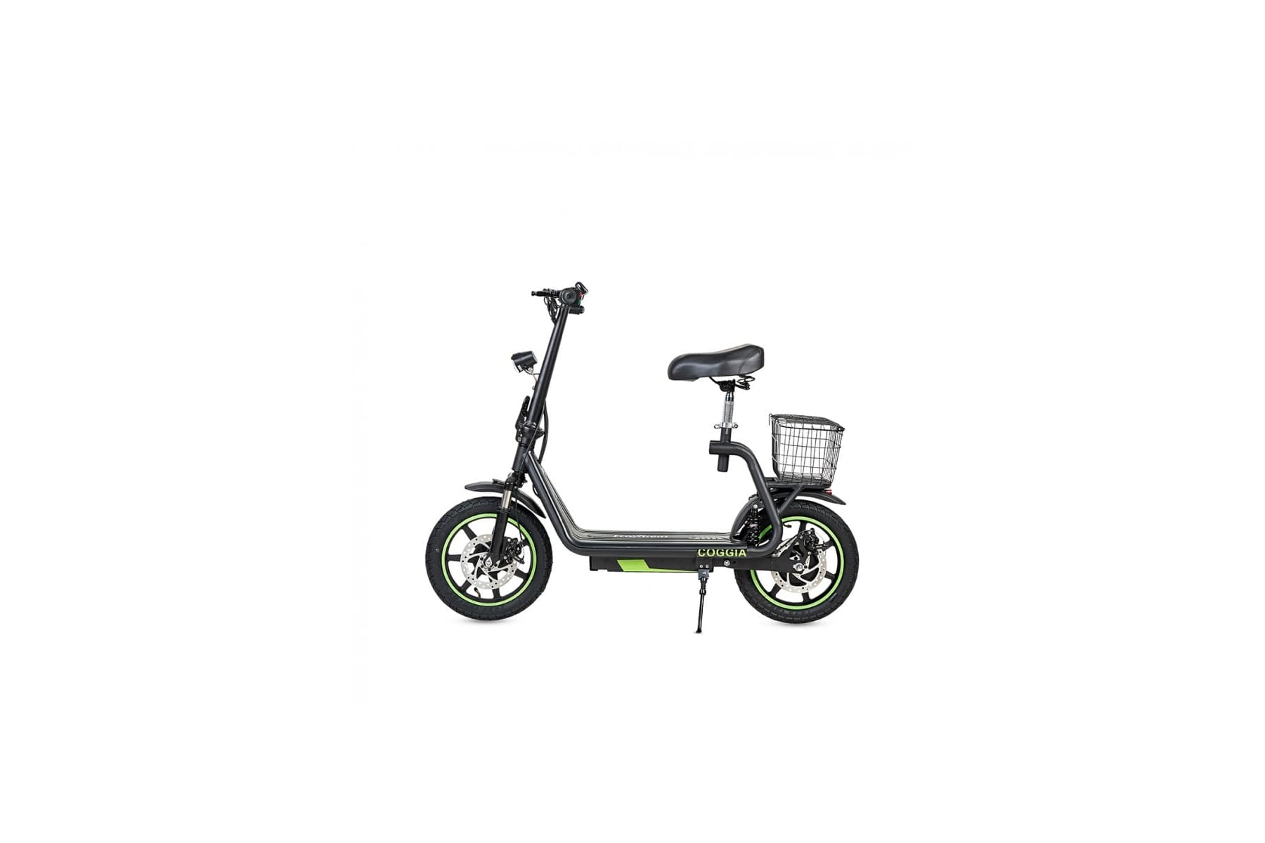 Vélo électrique COGGIA sans pédales avec panier, 500 watts, pliable