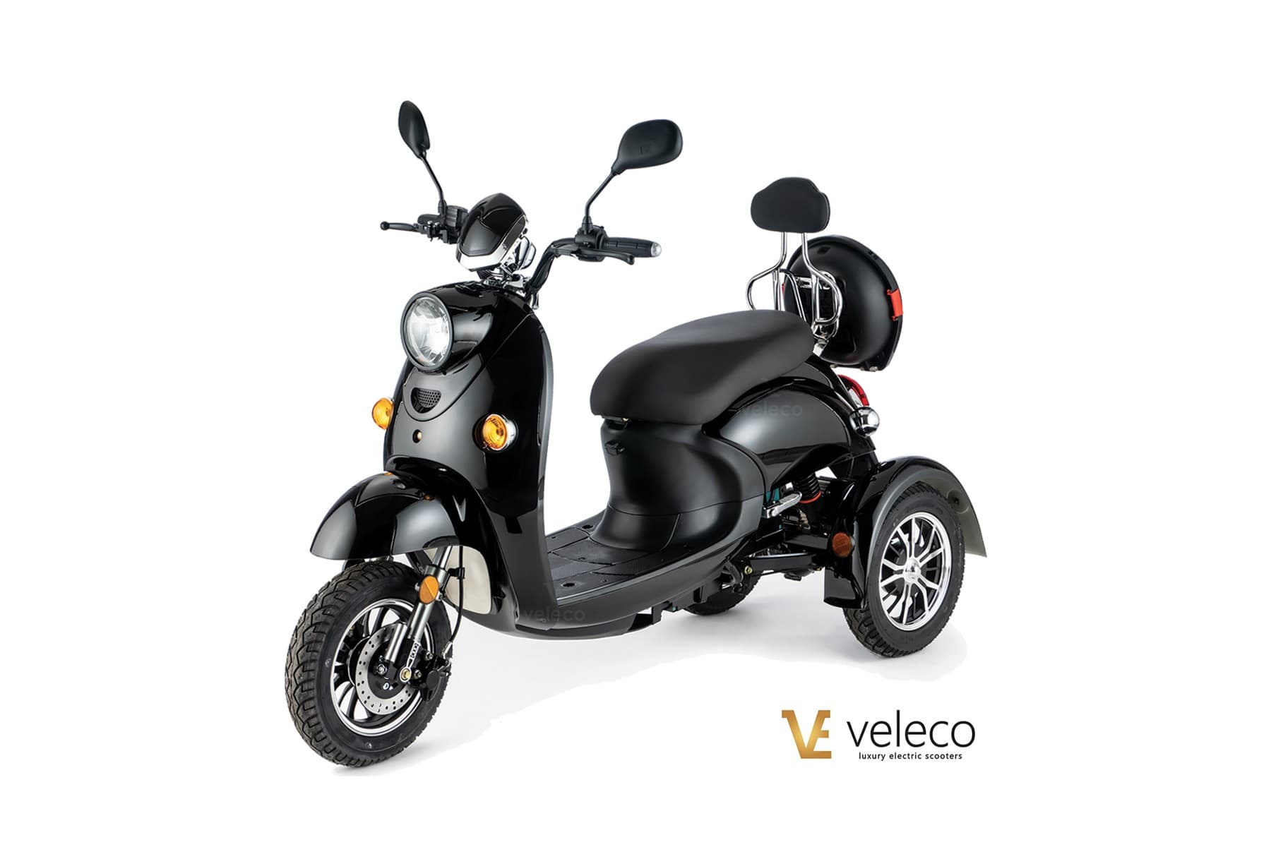 Scooter électrique à 3 roues Veleco ZT63 pour les personnes à mobilité réduite et les personnes âgées