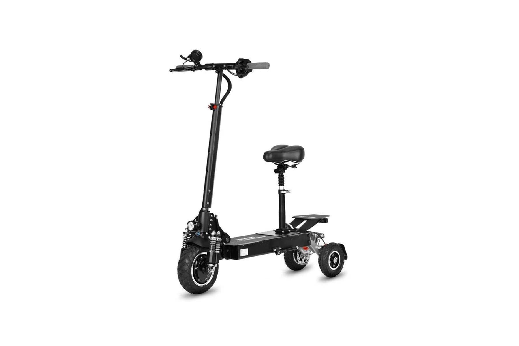 Trottinette électrique tout-terrain à 3 roues Hikerboys avec siège pour seniors