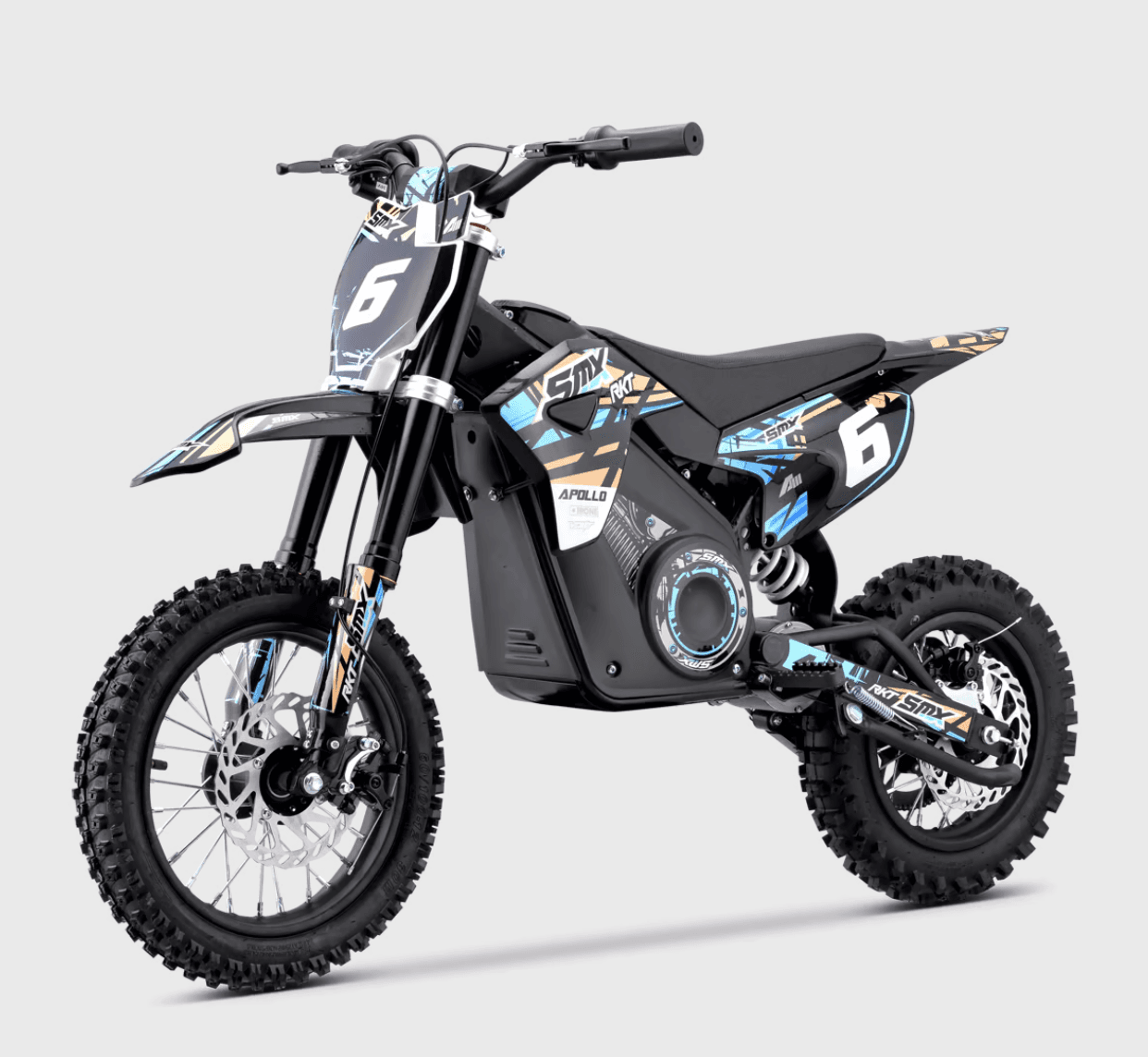 SmallMX Dirt Bike Enfant Électrique smx RKT 1000W - Bleu
