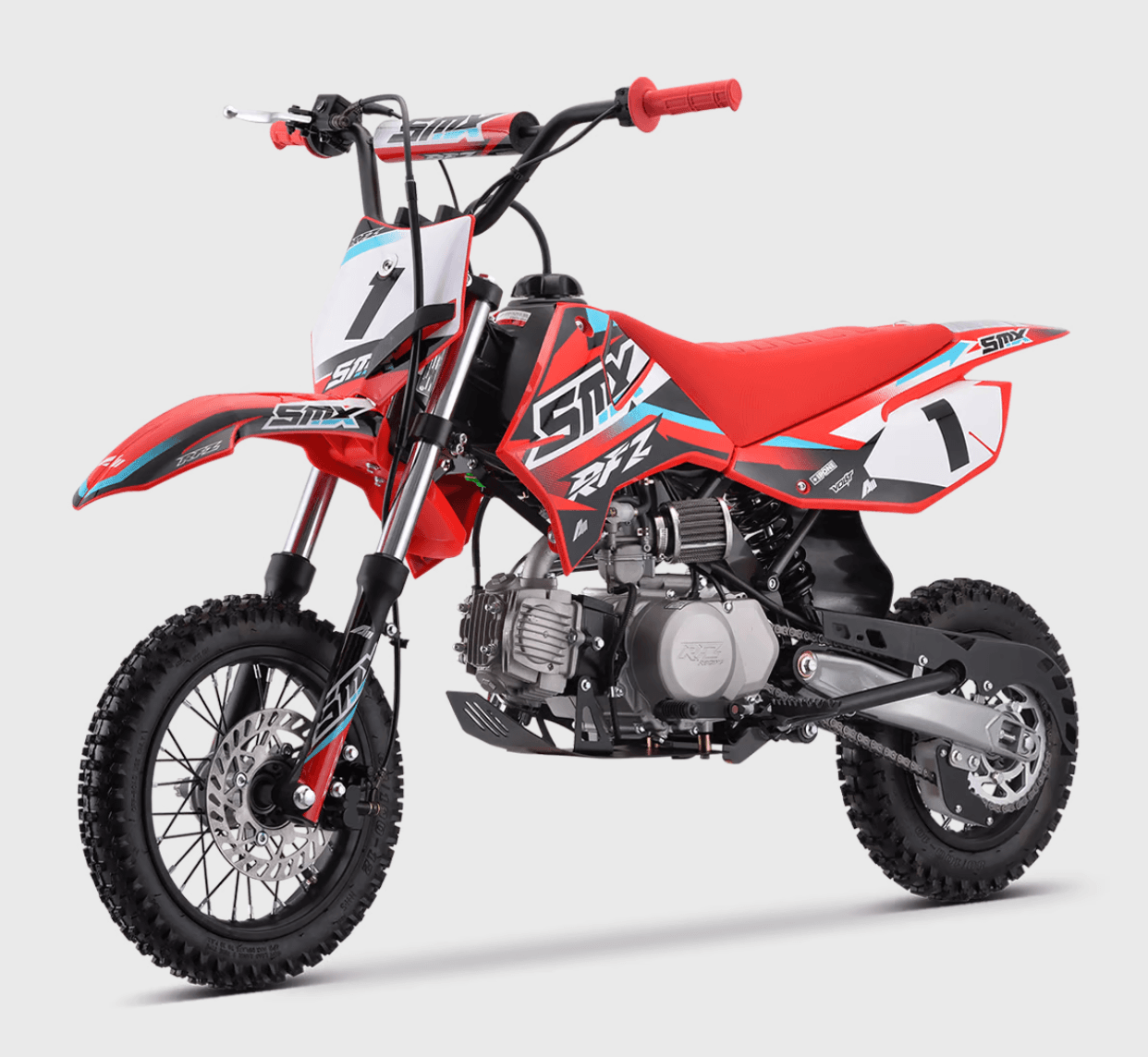 SmallMX Dirt bike smx RFZ Rookie 110CC Semi-auto - Rouge