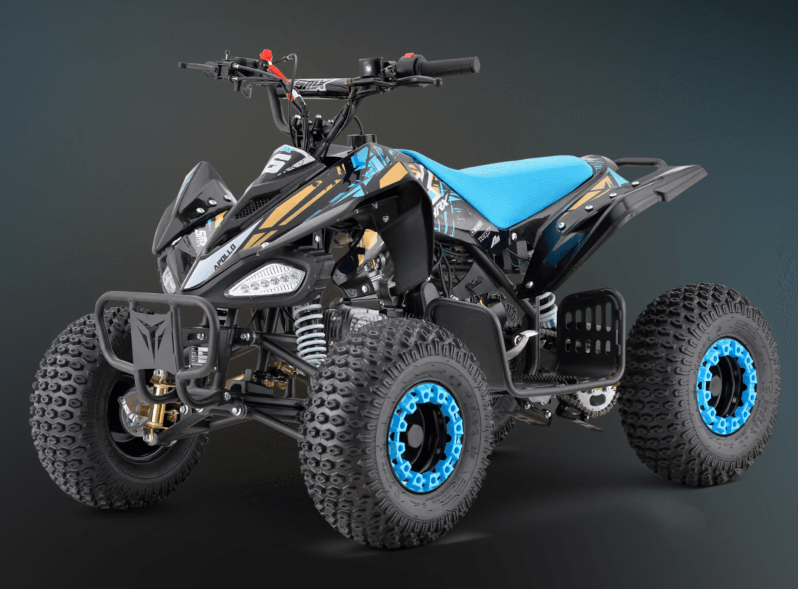 SmallMX Quad Enfant smx RHX 125CC Essence - Bleu