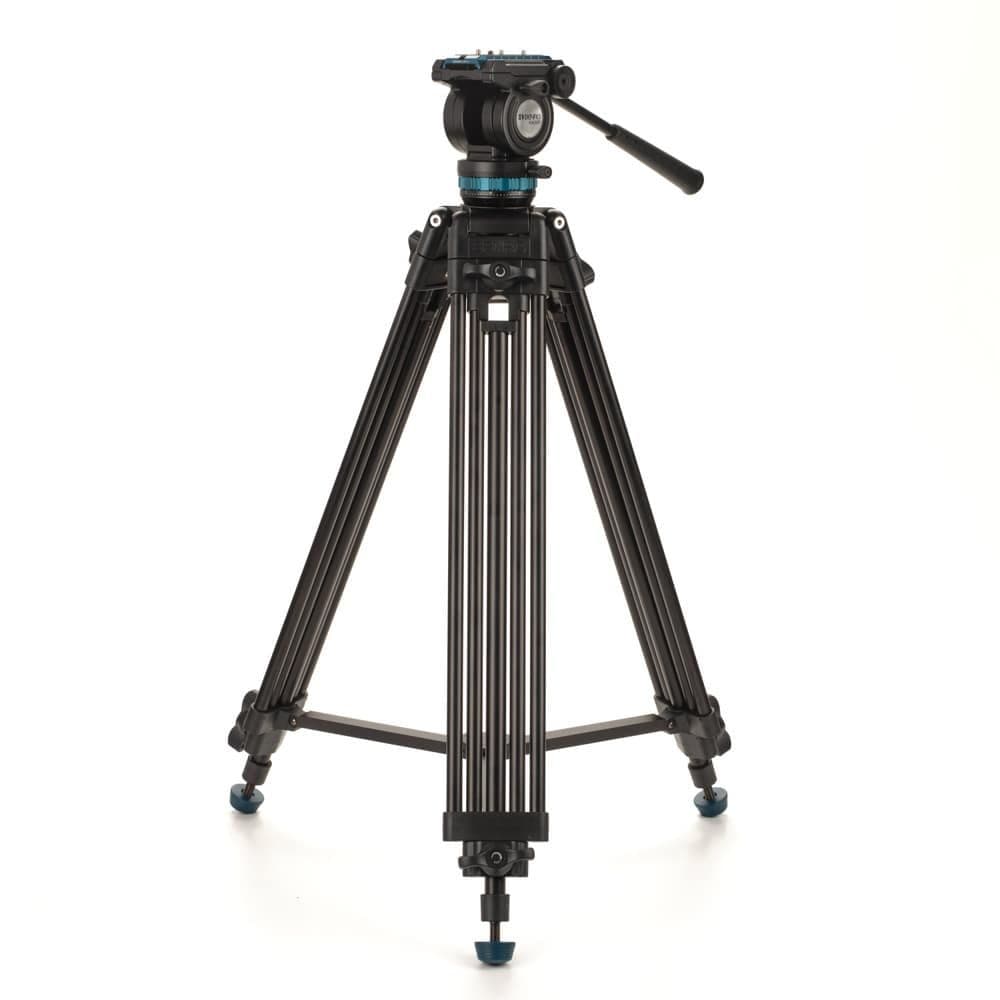 BENRO KIT TRIPODE VIDEO DOBLE TUBO ALUMINIO KH25PC