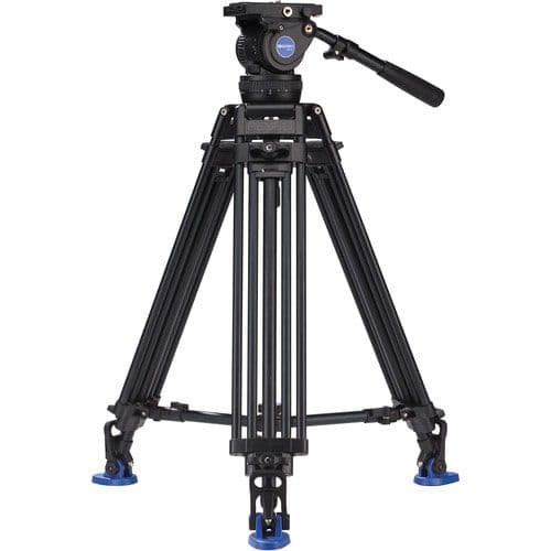 BENRO TRIPODE KIT VIDEO DOBLE TUBO ALUMINIO BV10