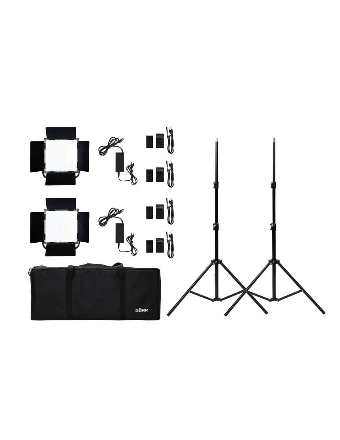 DORR KIT DE ESTUDIO LED DLP-1000 RGB