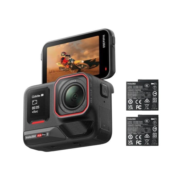 INSTA 360 CÁMARA DE ACCIÓN 180º ACE PRO II 8K CON IA