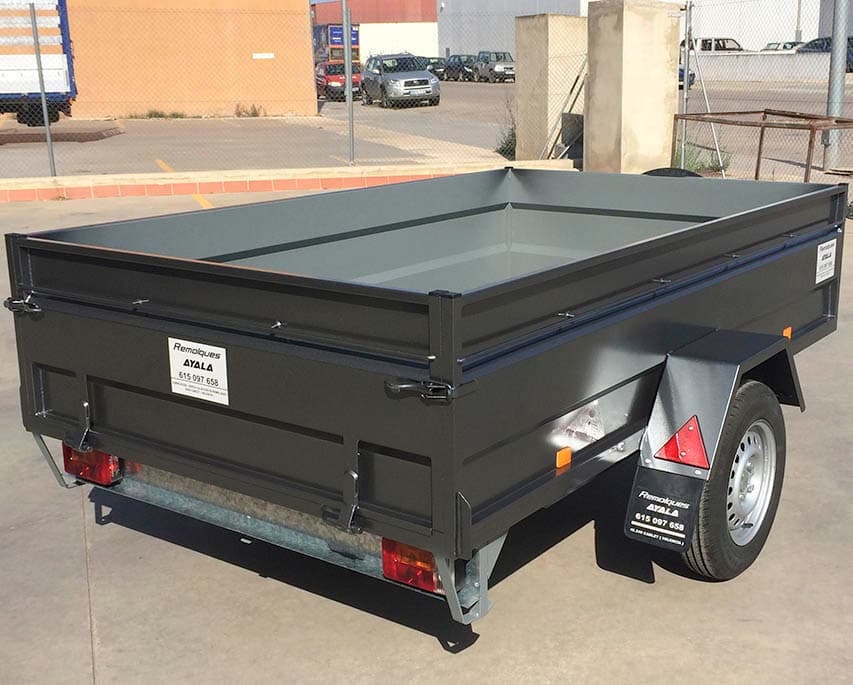Remolque 1 eje 3.000 x 1.500 x 500 – Mma 750 kg